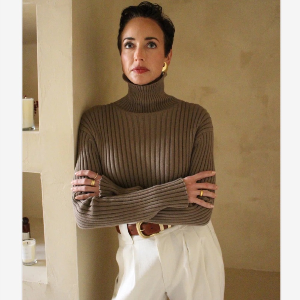 Na Nin Montana Pima cotton ribbed turtleneck